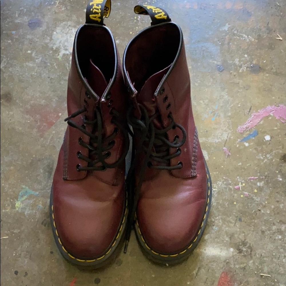 🚫🚫🚫Sold🚫🚫🚫Burgundy Dr Martens